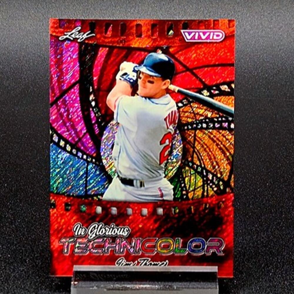 Jim Thome 1/1 In Glorious Technicolor Refractor Cleveland Indians Hall of Famer